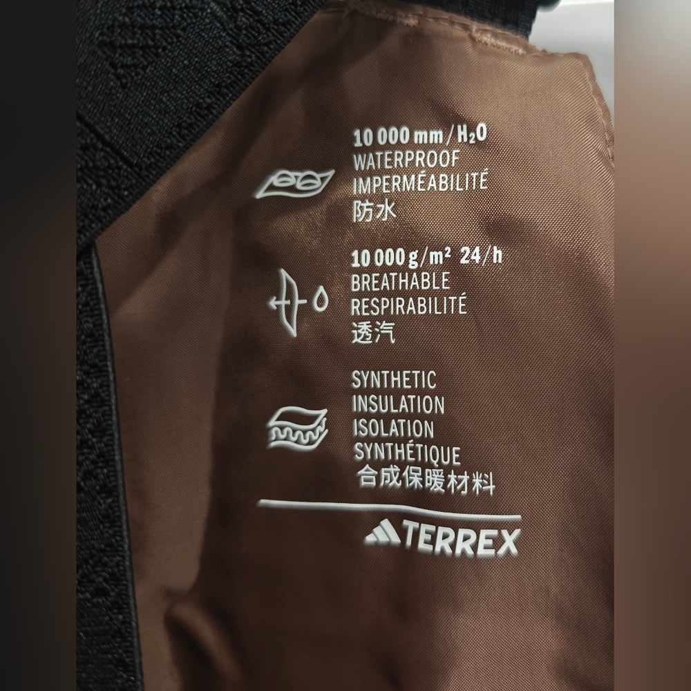 adidas outdoor Terrex 2L ClimaProof® Bib Ski Pants - Waterproof, Insulated - Picture 8 of 10